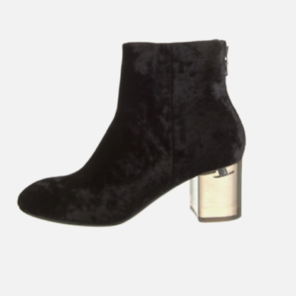 HOST PICK RAG & Bone Drea Black Velvet Boots with clear acrylic heels‼️SALE 😘‼️ - Picture 5 of 14